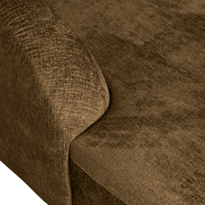 WOOOD Sloping U-Bank - Velvet - Brass