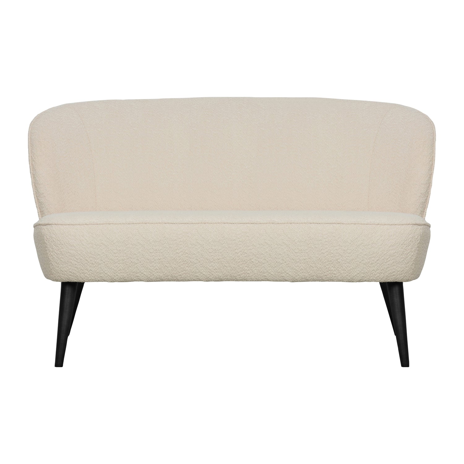 WOOOD Sara Bankje - Bouclé - Crème