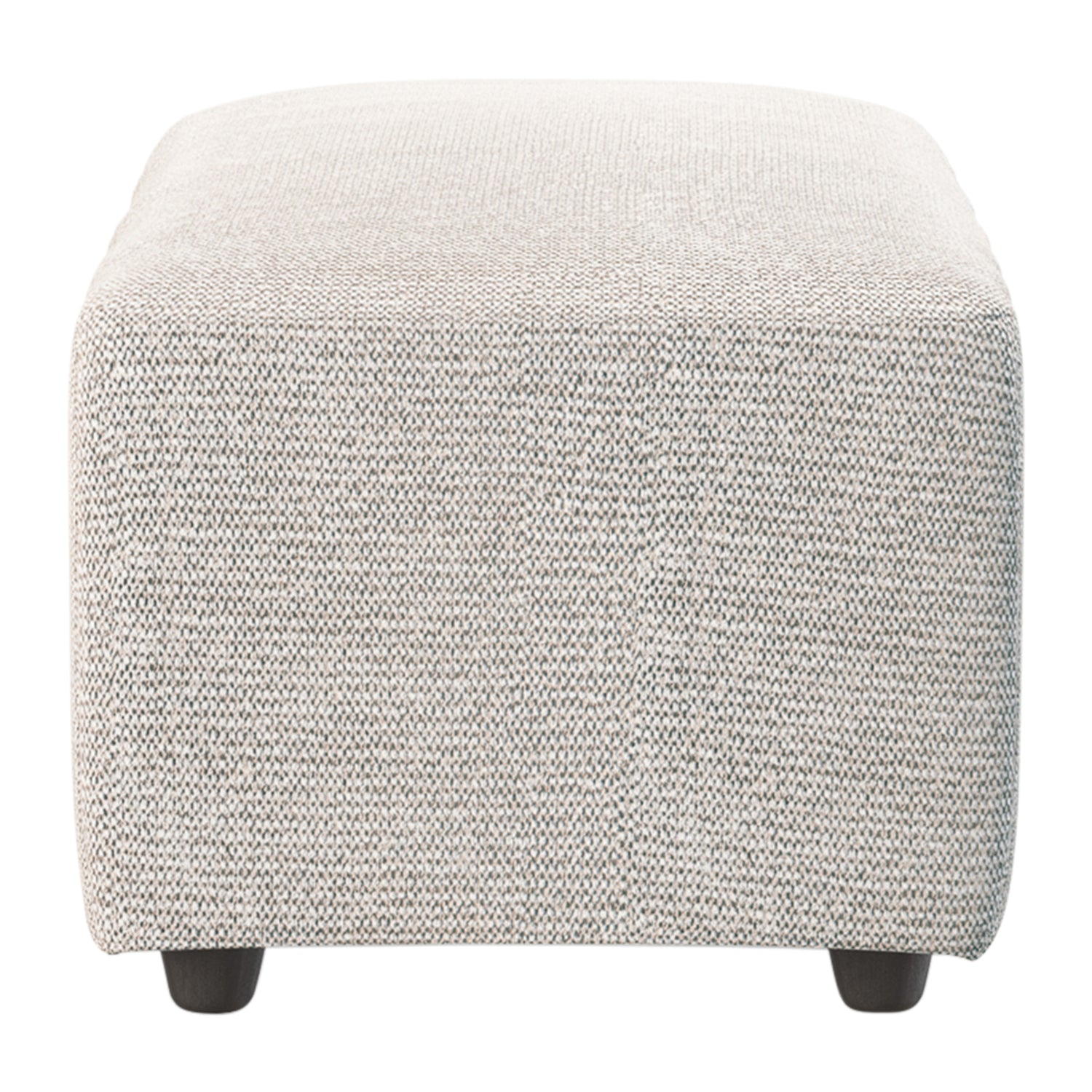 HKliving Jax Bank Element - Hocker Small - Geweven Stof - Naturel Melange