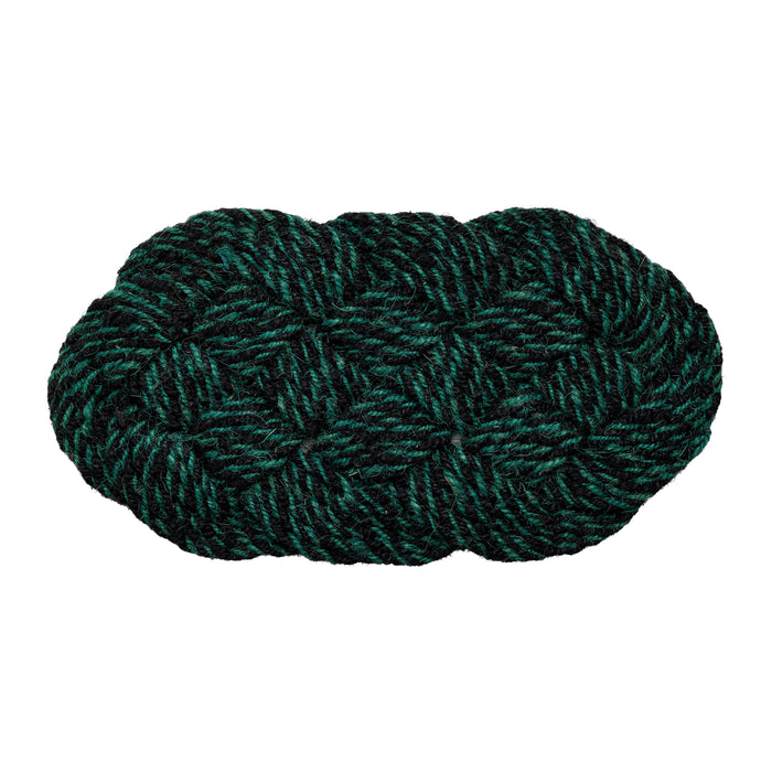 HAY Coco Swirl Deurmat - Groen / Zwart