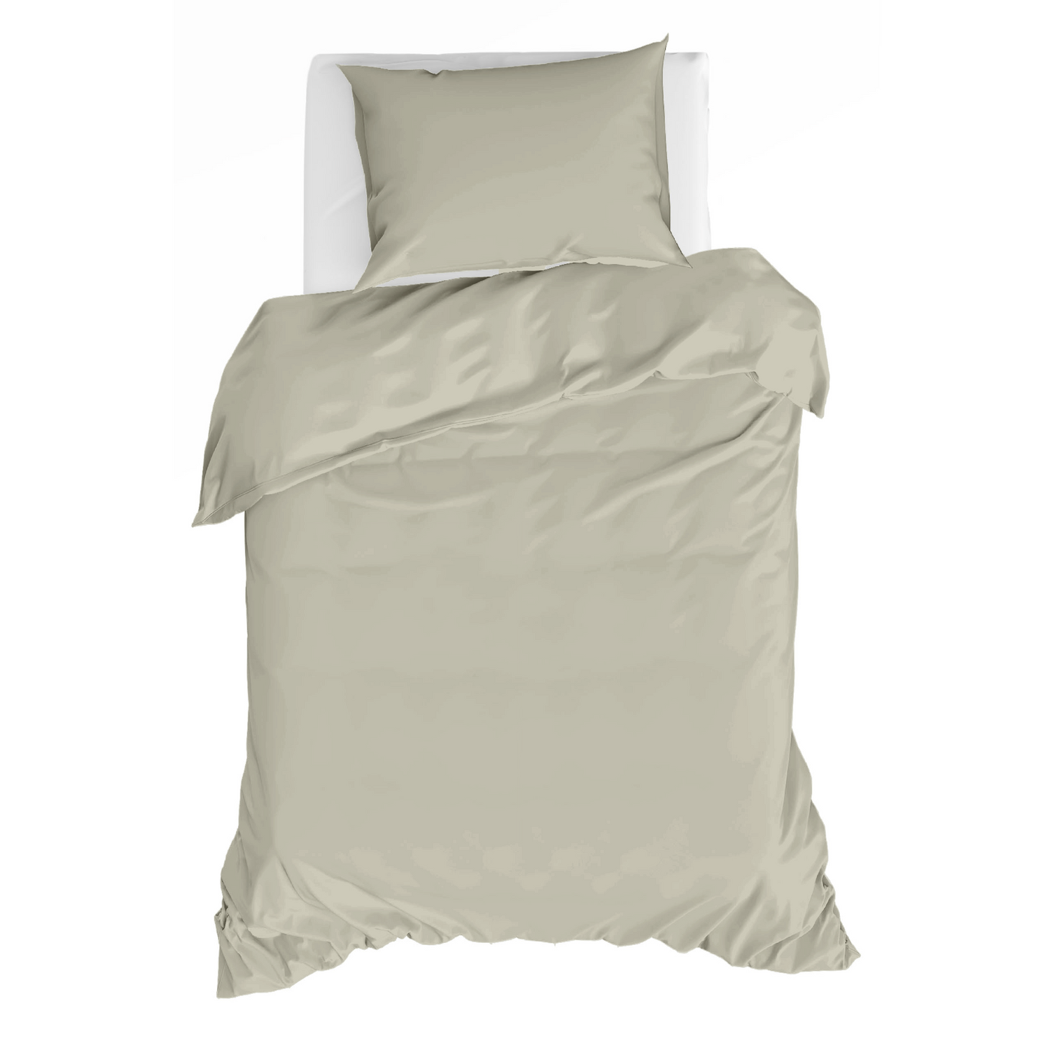 by fonQ Fresh Dekbedovertrek 140 x 200/220 cm - Sage Green