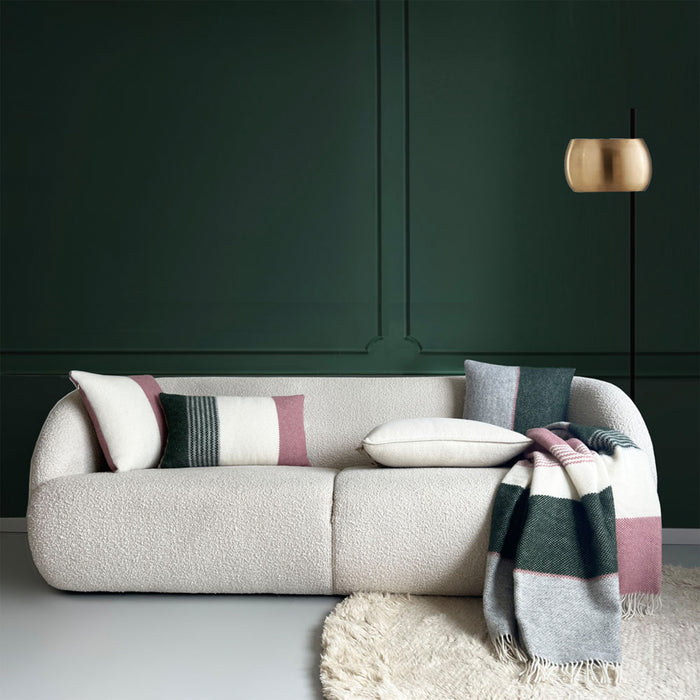 Malagoon Festivity Wool Sierkussen 45 x 45 cm - Dawn Pink