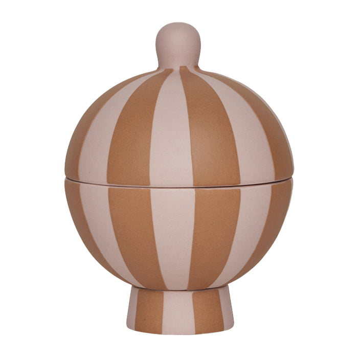 OYOY Living Toppu Voorraadpotje - Karamel / Roze