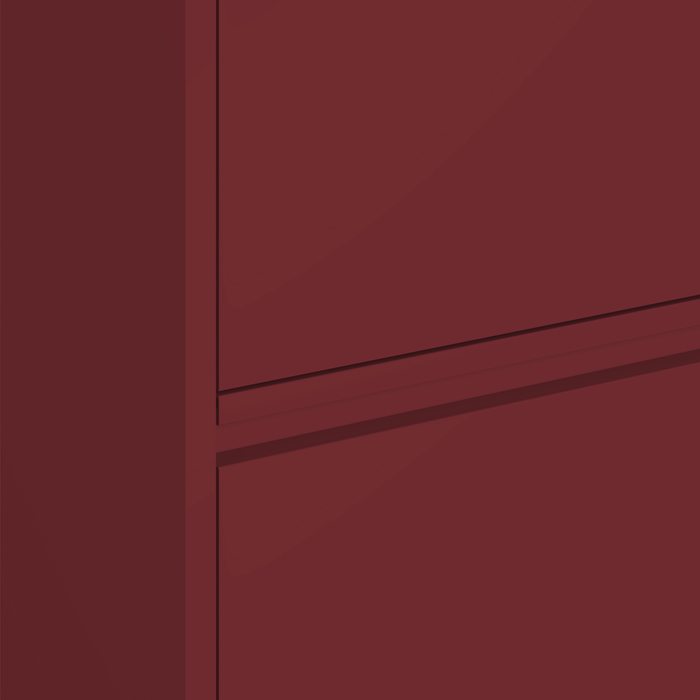 by fonQ Klip Schoenenkast - 3 Vakken - Bordeaux