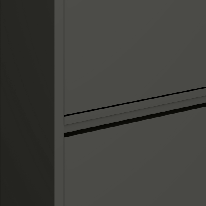 by fonQ Klip Schoenenkast - 5 Vakken - Zwart