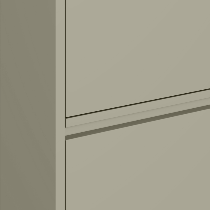 by fonQ Klip Schoenenkast - 5 Vakken - Taupe