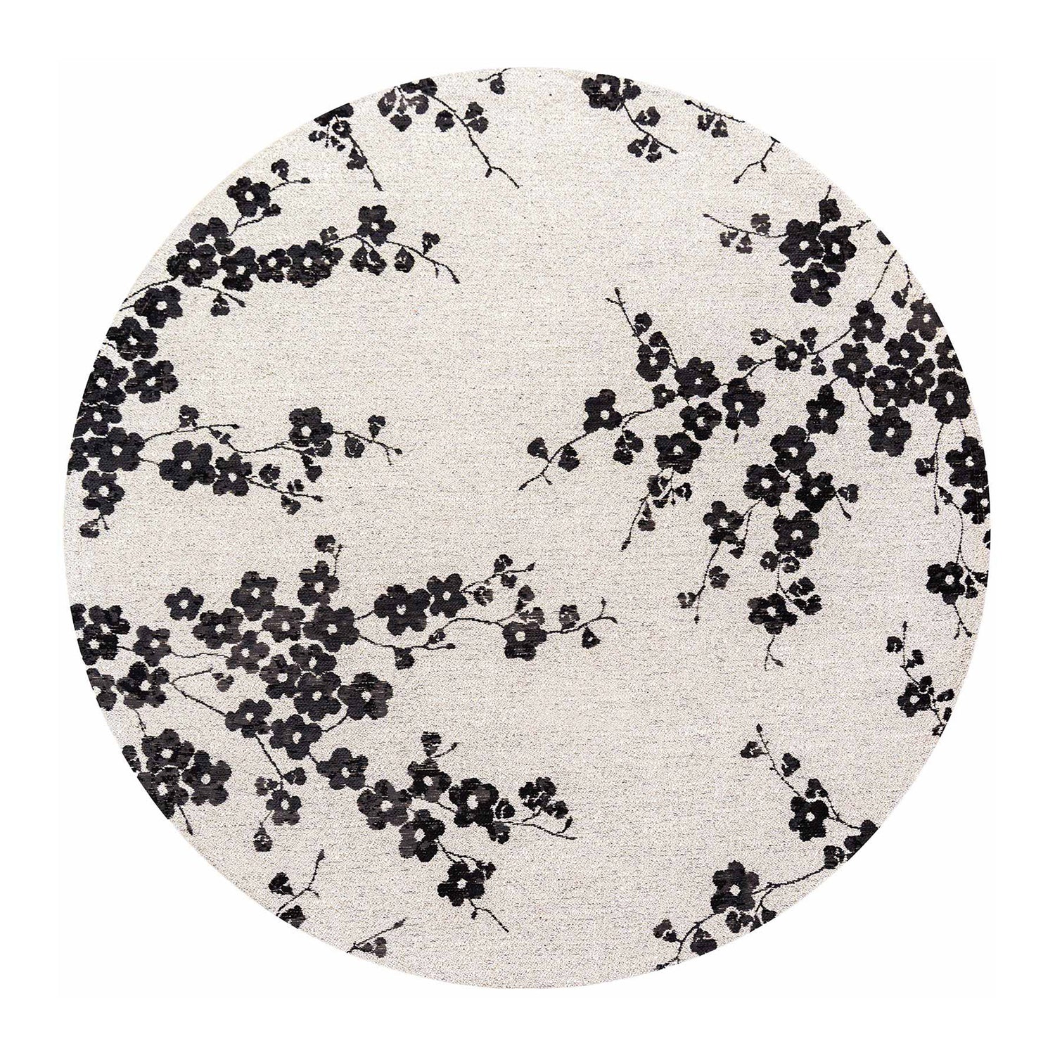 Louis de Poortere Sakura Vloerkleed Ø 240 cm - Night Snow