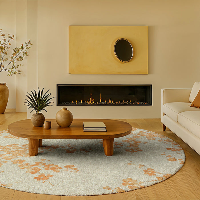 Louis de Poortere Sakura Vloerkleed Ø 140 cm - Petal Dew