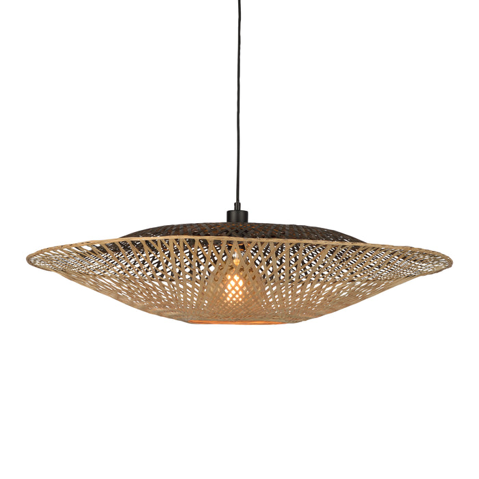 GOOD&MOJO Kalimantan Hanglamp Plat - Ø44cm - Naturel