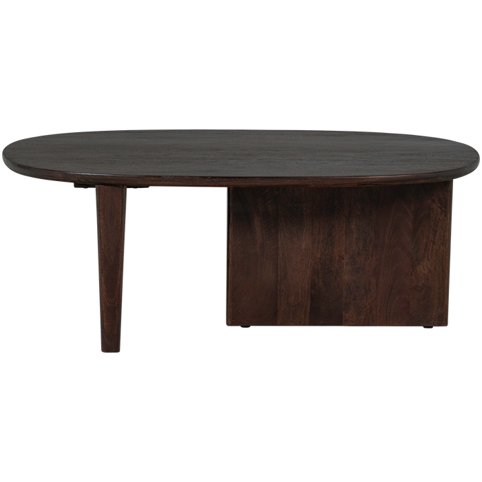 WOOOD Seam Salontafel - Mango Hout - Walnoot - 40x110x60