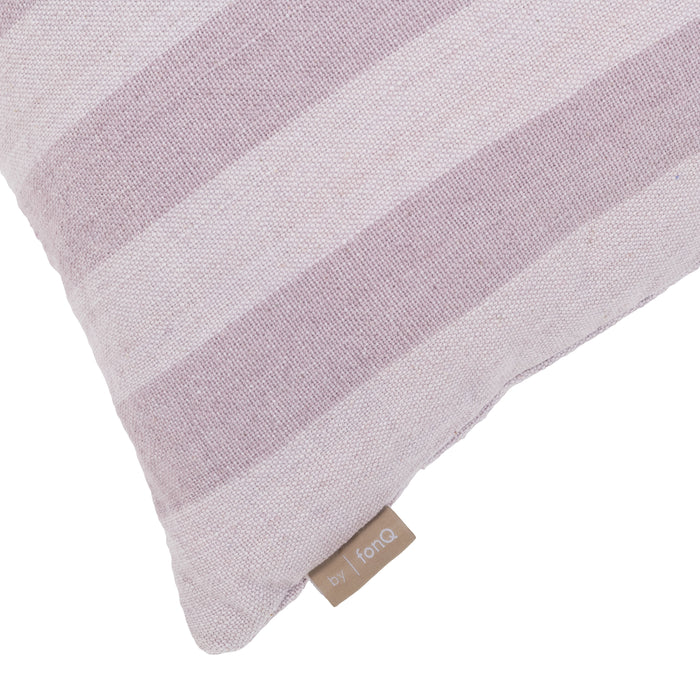 by fonQ Linen Stripe Sierkussen 40 x 60 cm - Lavendel