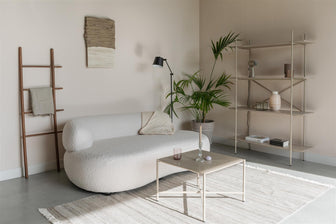 by fonQ Cosmo 2,5-zitsbank - Teddy - Wit