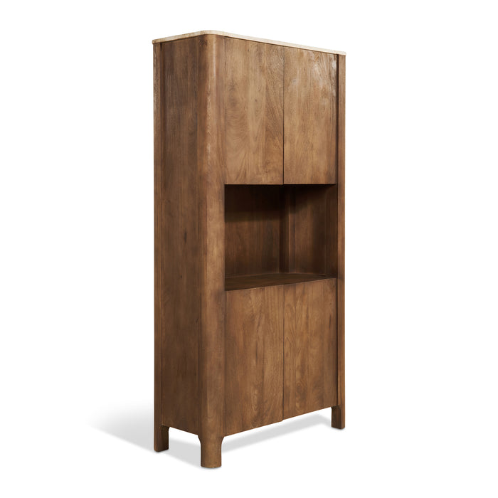 by fonQ Brato Wandkast met Marmeren Blad - Mangohout