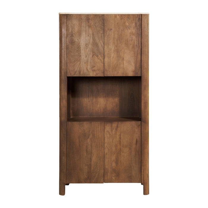 by fonQ Brato Wandkast met Marmeren Blad - Mangohout