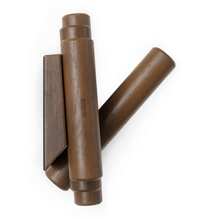 Umbra Picket Rail Hook Wandkapstok B 61 cm - Walnoot