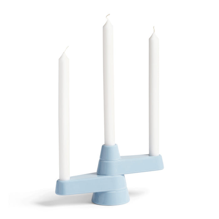 &k amsterdam Brute Kandelaar - Blauw