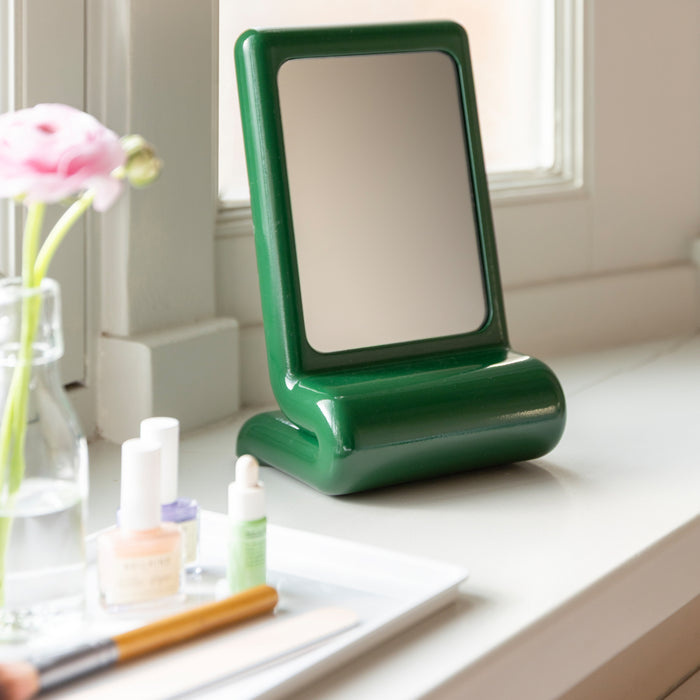 &k amsterdam Vanity Whip Tafelspiegel - Groen