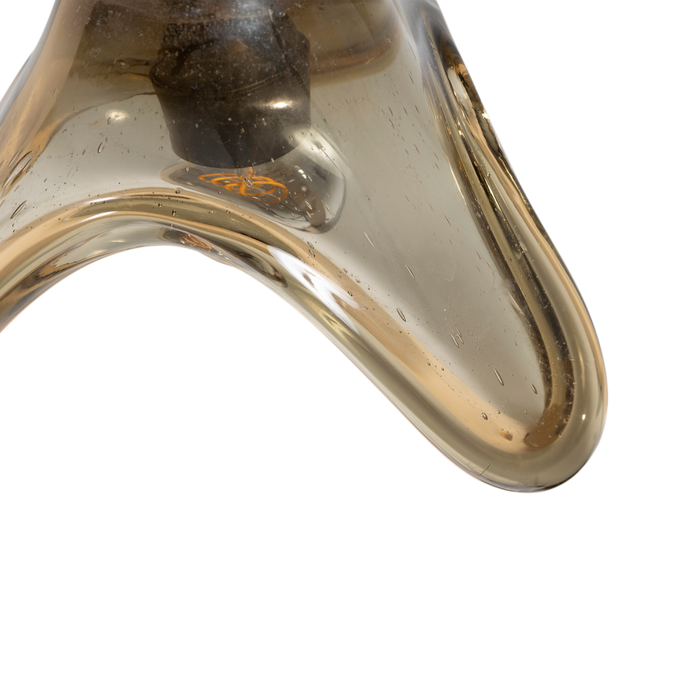 WOOOD Elle Hanglamp Groot - Glas - Groen - 17x25x22