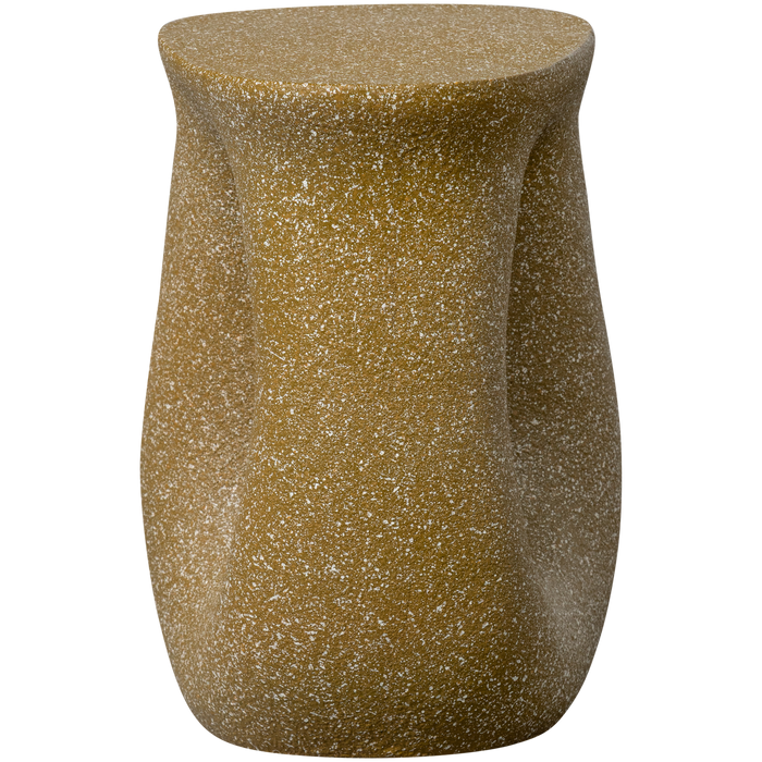 WOOOD Mason Bijzettafel Met Spikkels - Magnesium - Groen - 45x42x33