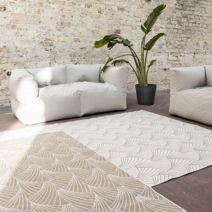 Interieur05 Buitenkleed Deco bruin|grijs dubbelzijdig - 160 x 230 cm