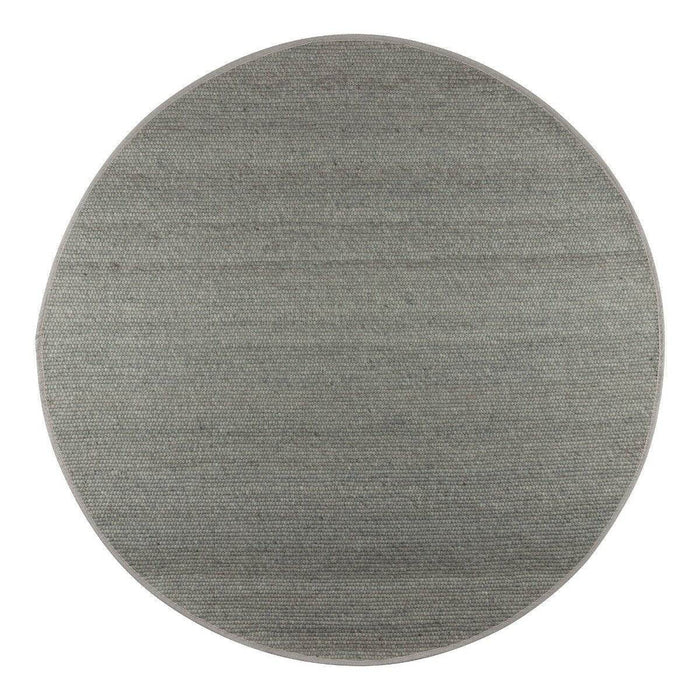 Interieur05 Rond Wollen Vloerkleed Groen Vik - 240 x 240 cm