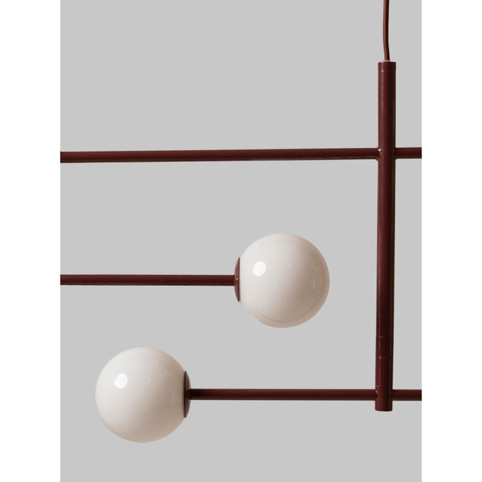 it's about RoMi Hanglamp Copenhagen - Rood - 97x13x215cm