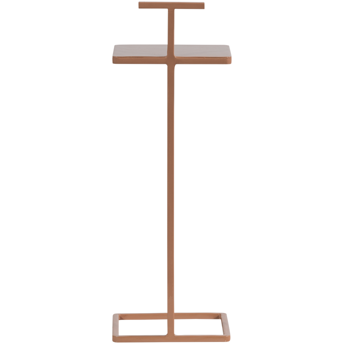 WOOOD Toste Bijzettafel - Metaal - Oud Roze - 64x22x22