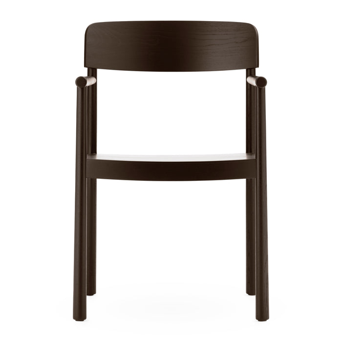 Normann Copenhagen Timb Eetkamerstoel met Armleuning - Hout - Bruin
