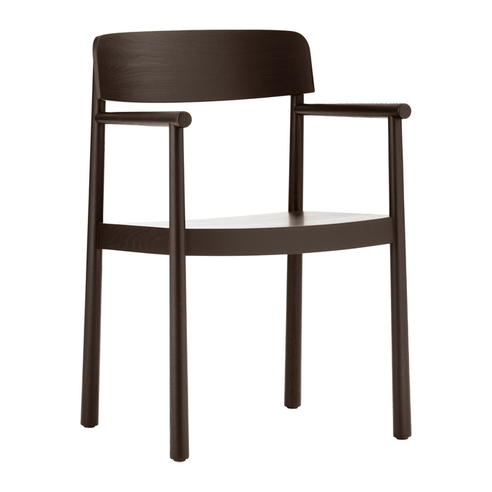 Normann Copenhagen Timb Eetkamerstoel met Armleuning - Hout - Bruin
