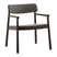 Normann Copenhagen Timb Fauteuil met Armleuning - Textiel - Donkergrijs / Bruin