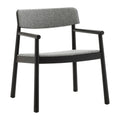 Normann Copenhagen Timb Fauteuil met Armleuning - Textiel - Lichtgrijs / Zwart