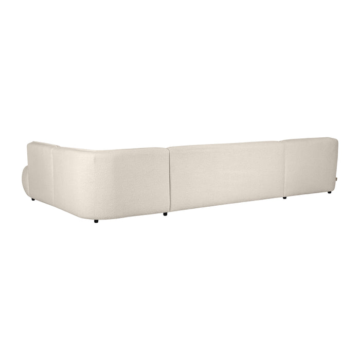 by fonQ Soft U-bank Rechts - Bouclé - Crème