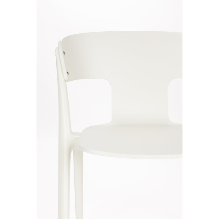 Zuiver Horizon Tuinstoelen Off-White - Set van 4