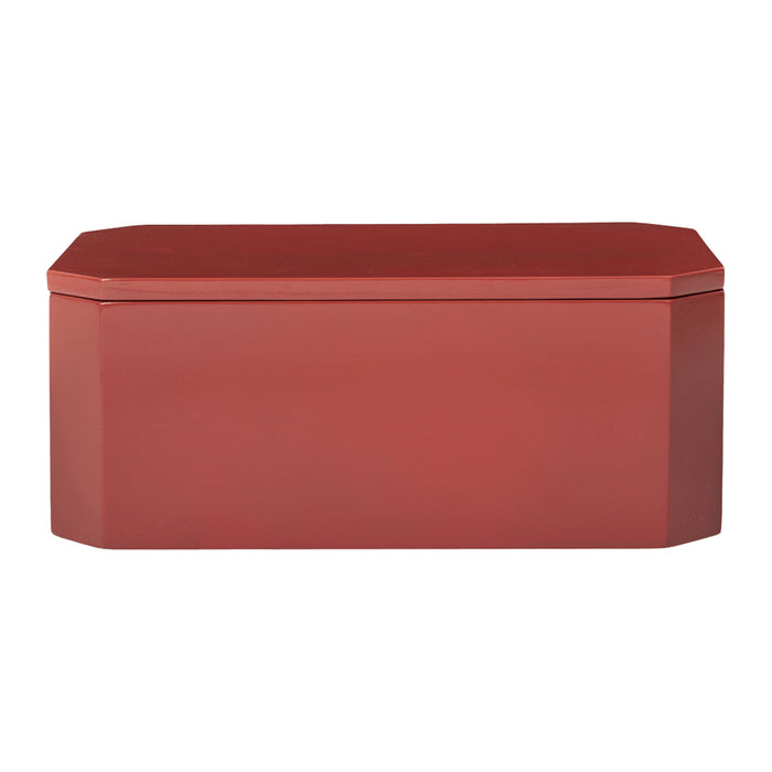 Ferm Living Nova Opbergdoos - B 15 cm - Picante Red