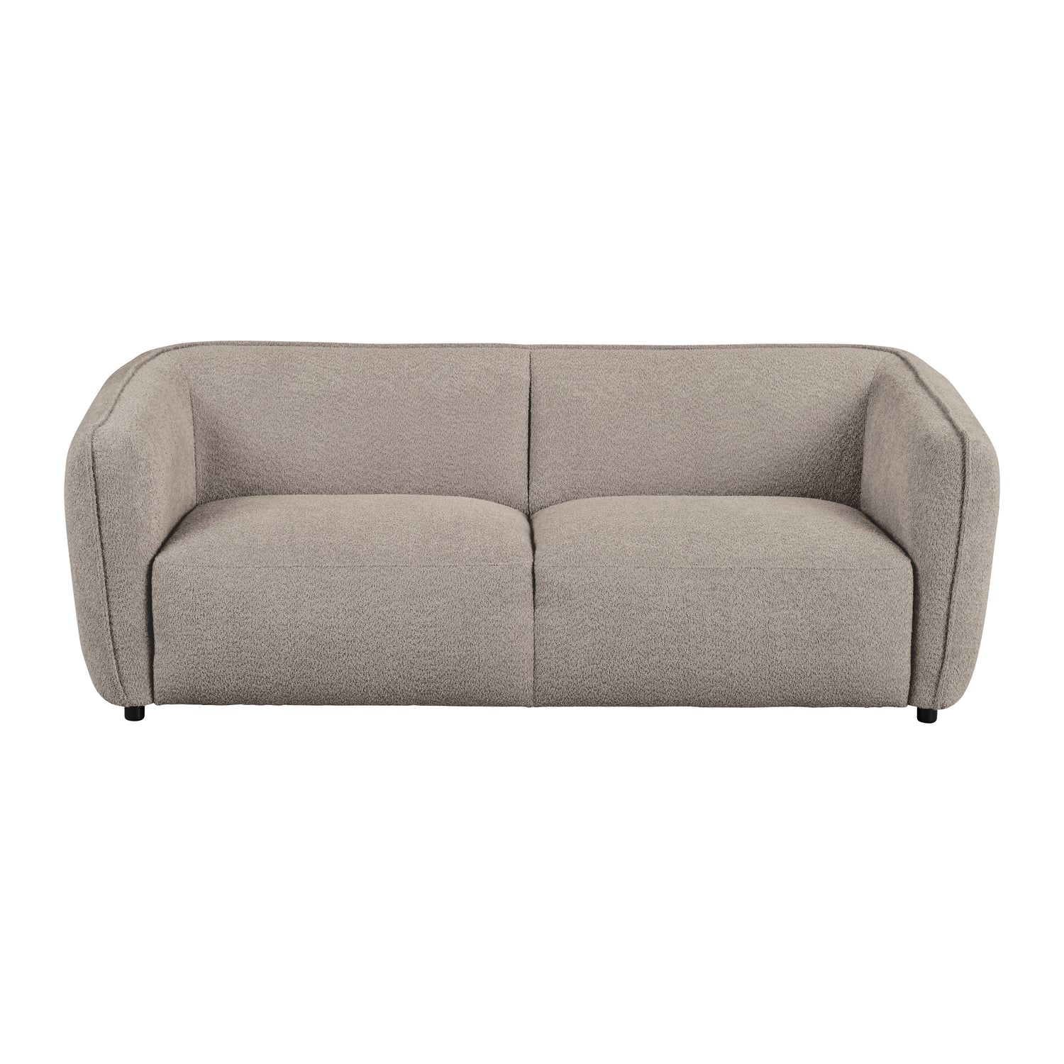 by fonQ Soft 3-zitsbank - Bouclé - Greige