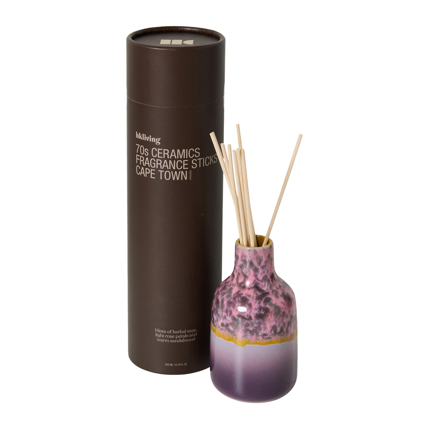 HKliving 70's Ceramics Geurstokjes - Cape Town