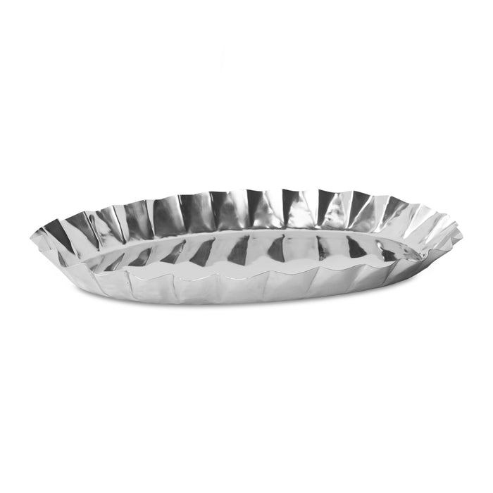 HKliving New Classics Tray - Large -  Chrome