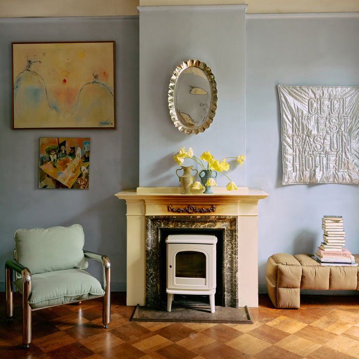 HKliving New Classics Tray - Large -  Chrome