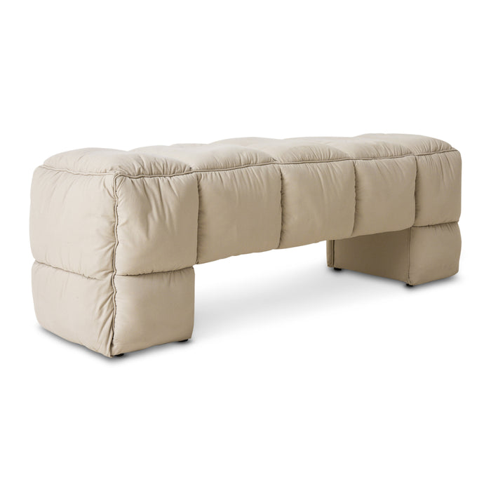 HKliving Puffy Lobby Bankje - Pebble