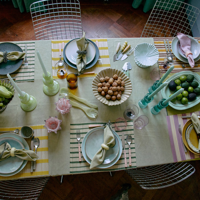 HKliving Kaasmes Lemon - Set van 3