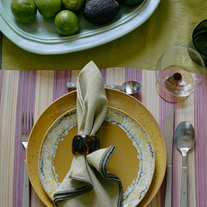 HKliving Bamboo Placemat - Roseate