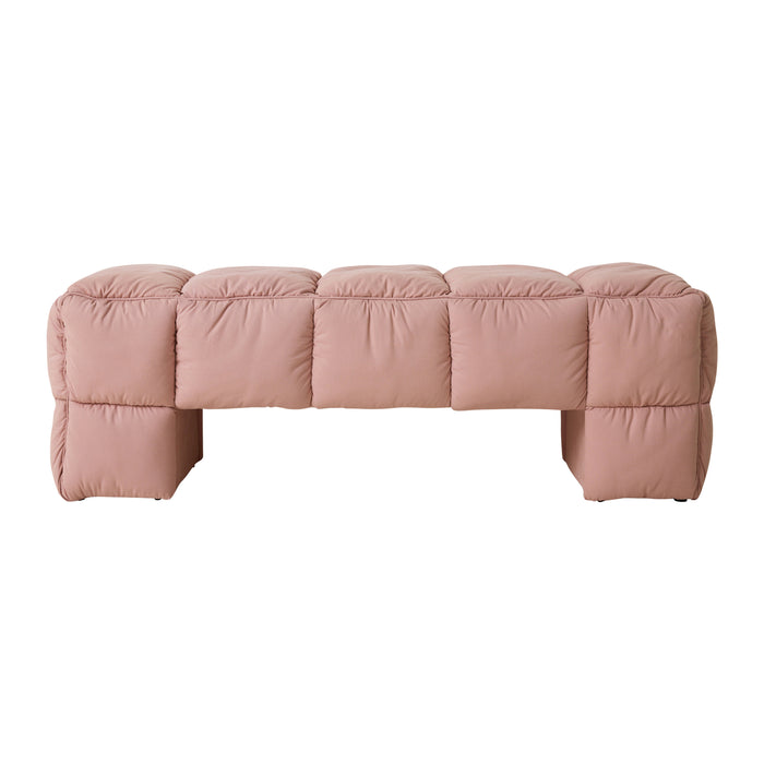 HKliving Puffy Lobby Bankje - Blush