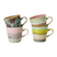 HKliving 70's Ceramics Americano Mok 0,27 L - Set van 4 - Rococo