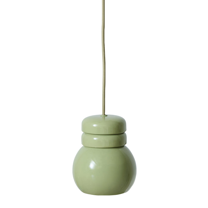 HKliving Ceramic Bulb Hanglamp - Pistachio