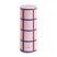 HAY Column Kaars Ø 7 cm - Roze / Rood / Donkerblauw