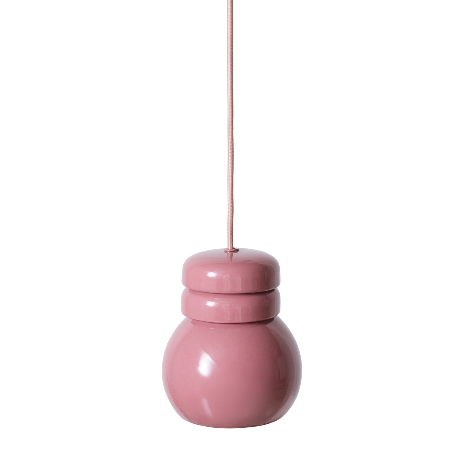 HKliving Ceramic Bulb Hanglamp - Blush