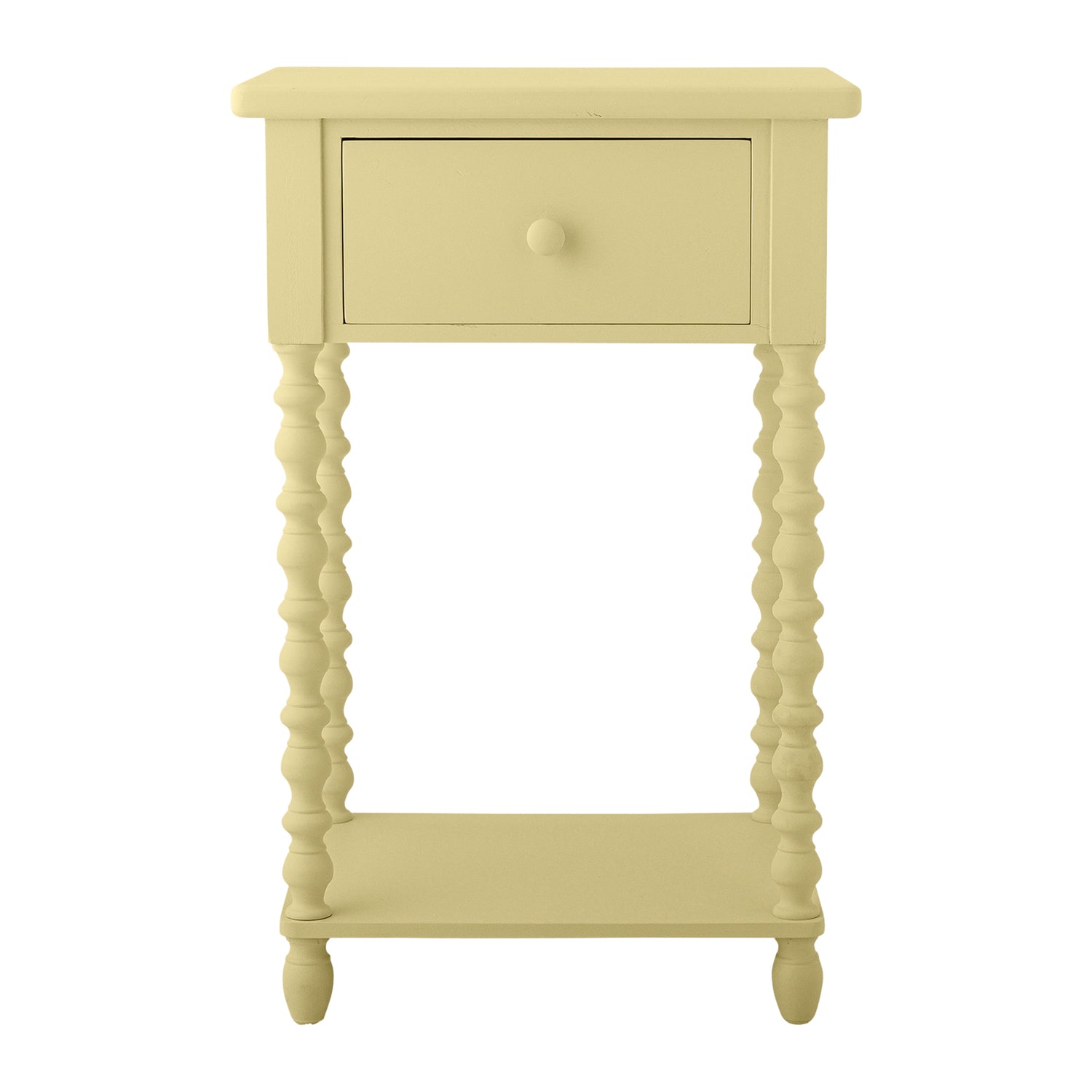 Bloomingville Salino Bijzettafel met Lade - Geel