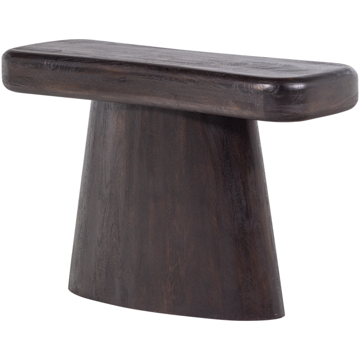 WOOOD Amco Sidetable - Mango Hout - Zwart - 76x120x40