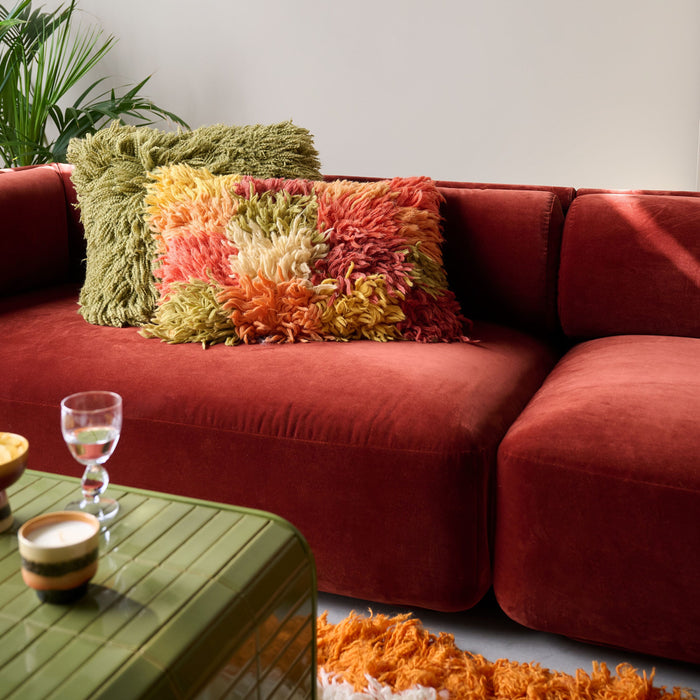 FÉST Bolster 3-zitsbank - Royal / Saffron