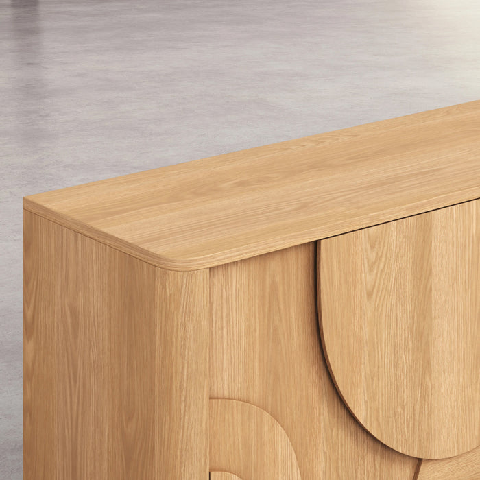 by fonQ Brikk Dressoir B 200 cm - Eiken / Naturel